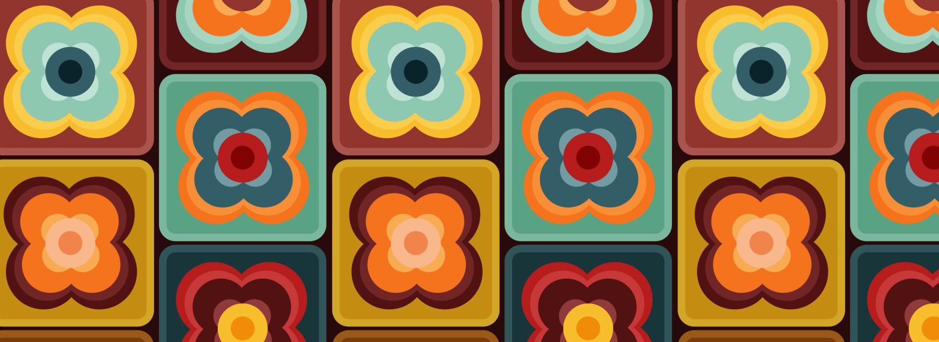 Geometryczny groovy wzór